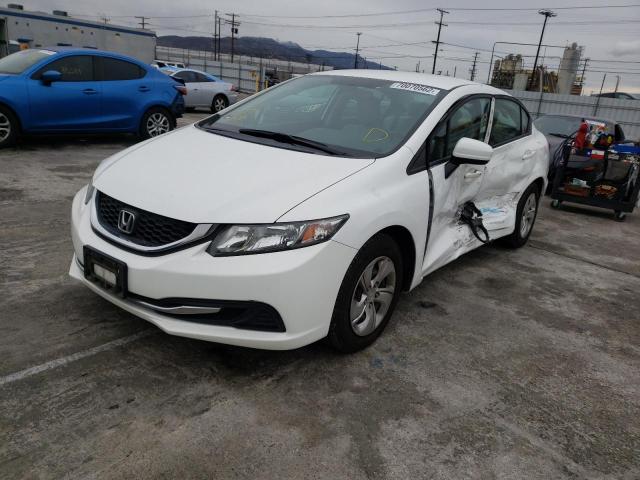 HONDA CIVIC LX 2014 with VIN 19XFB2F51EE208521 - Photo from auction