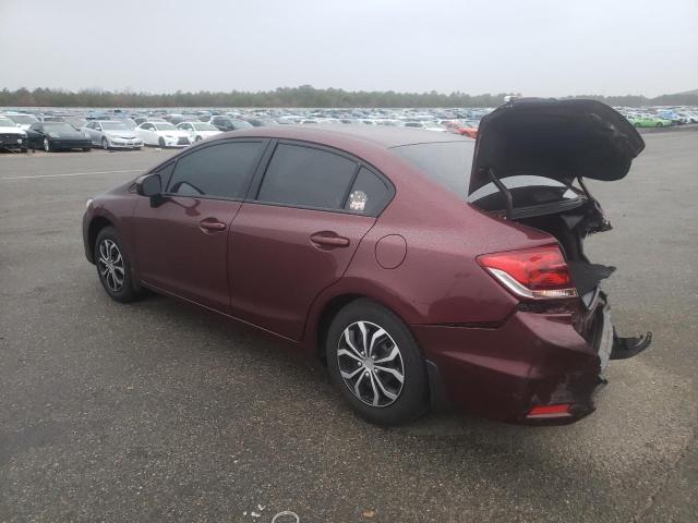 Photo 2 from auction – 2014 HONDA CIVIC LX with VIN 19XFB2F57EE269050