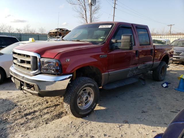 FORD F250 SUPER 2002 with VIN 1FTNW21L22EC41752 - Photo from auction