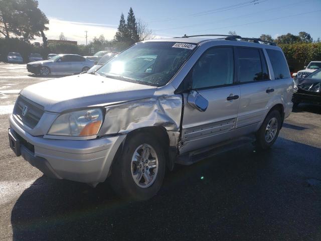 HONDA PILOT EX 2005 with VIN 2HKYF18435H566730 - Photo from auction