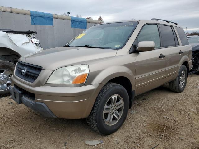 HONDA PILOT EXL 2005 with VIN 5FNYF18635B062159 - Photo from auction