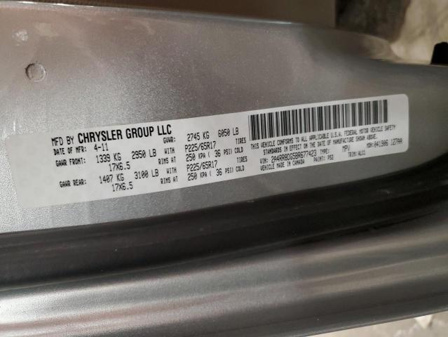 Photo 14 from auction – 2011 CHRYSLER TOWN & COU with VIN 2A4RR8DG5BR677423