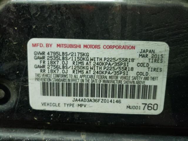 Photo 14 from auction – 2015 MITSUBISHI OUTLANDER with VIN JA4AD3A36FZ014146