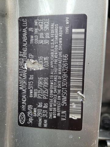 Photo 14 from auction – 2009 HYUNDAI SANTA FE G with VIN 5NMSG13DX9H326166