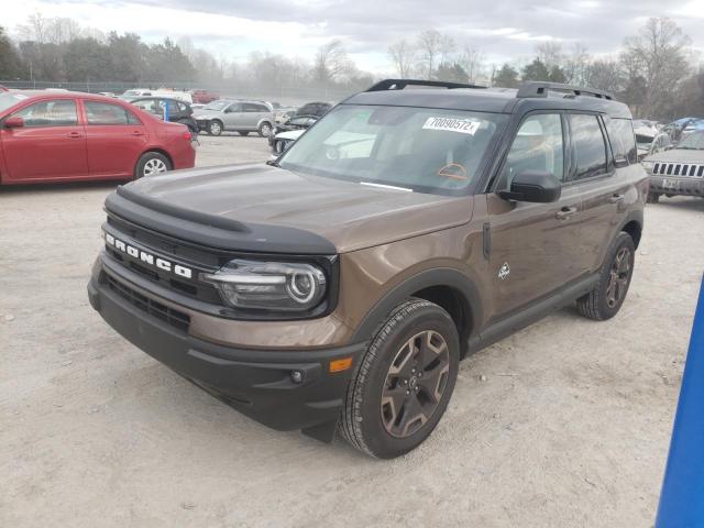 FORD BRONCO 2022 with VIN 3FMCR9C65NRD29142 - Photo from auction