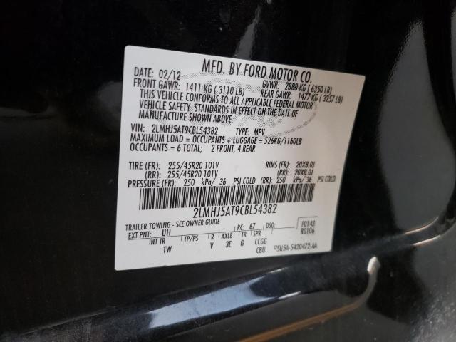 Photo 14 from auction – 2012 LINCOLN MKT with VIN 2LMHJ5AT9CBL54382