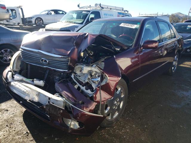 LEXUS LS 430 2001 with VIN JTHBN30F310050245 - Photo from auction