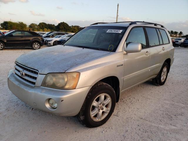 TOYOTA HIGHLANDER 2001 with VIN JTEHF21A310030904 - Photo from auction