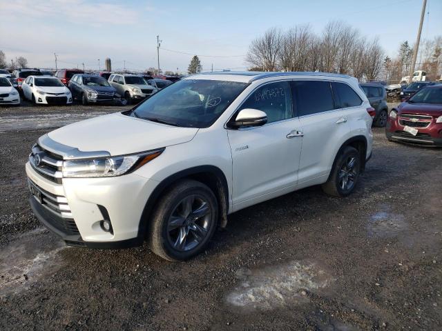 TOYOTA HIGHLANDER 2019 with VIN 5TDDGRFH0KS066370 - Photo from auction