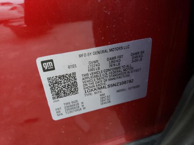 Photo 14 from auction – 2022 GMC ACADIA SLT with VIN 1GKKNMLS5NZ108782