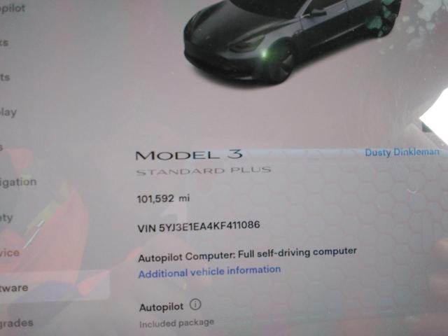 Photo 8 from auction – 2019 TESLA MODEL 3 with VIN 5YJ3E1EA4KF411086