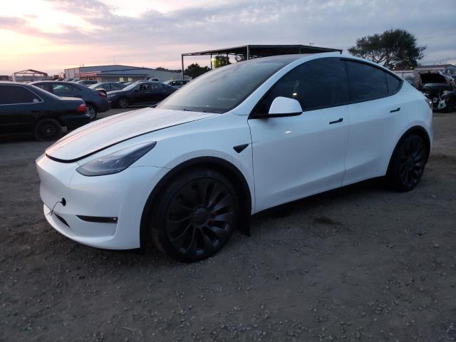 TESLA MODEL Y 2021 with VIN 5YJYGDEF1MF194869 - Photo from auction