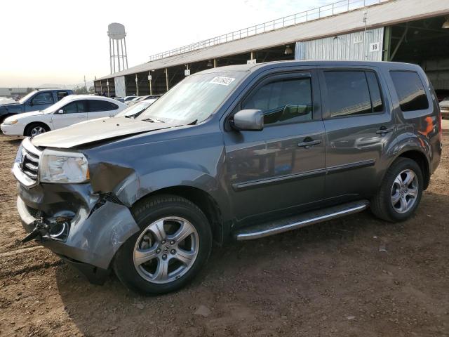 HONDA PILOT EXL 2013 with VIN 5FNYF3H63DB027423 - Photo from auction