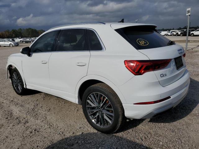 Photo 2 from auction – 2022 AUDI Q3 PREMIUM with VIN WA1AUCF30N1015959