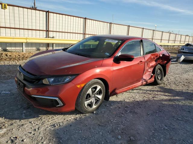 HONDA CIVIC LX 2019 with VIN 19XFC2F60KE007677 - Photo from auction