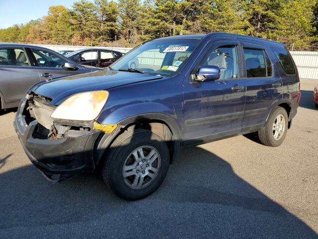 HONDA CR-V EX 2002 with VIN JHLRD78832C010654 - Photo from auction