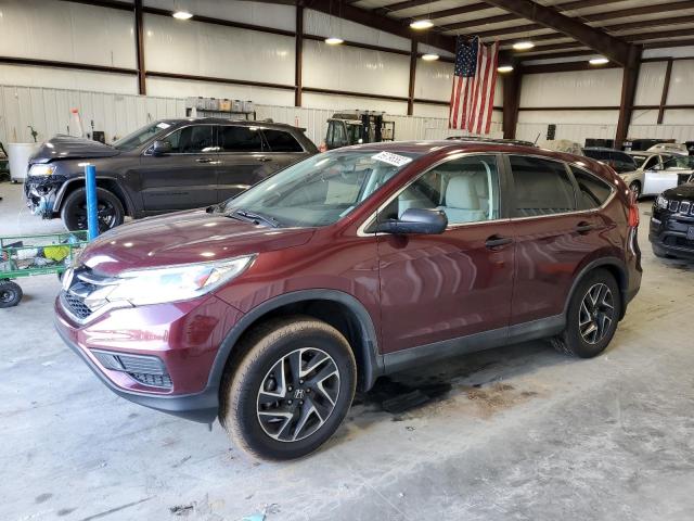 HONDA CR-V SE 2016 with VIN 2HKRM3H41GH523836 - Photo from auction