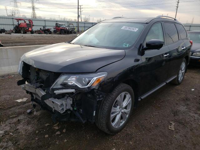 NISSAN PATHFINDER 2018 with VIN 5N1DR2MM5JC604719 - Photo from auction