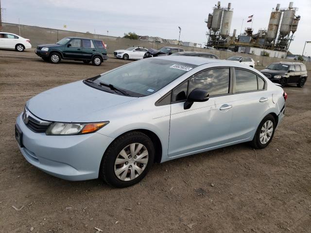 HONDA CIVIC LX 2012 with VIN 19XFB2F53CE080473 - Photo from auction