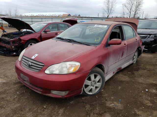 TOYOTA COROLLA CE 2003 with VIN 1NXBR32E73Z165125 - Photo from auction