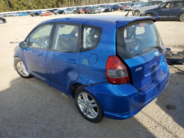 Photo 2 from auction – 2007 HONDA FIT S with VIN JHMGD38677S026220
