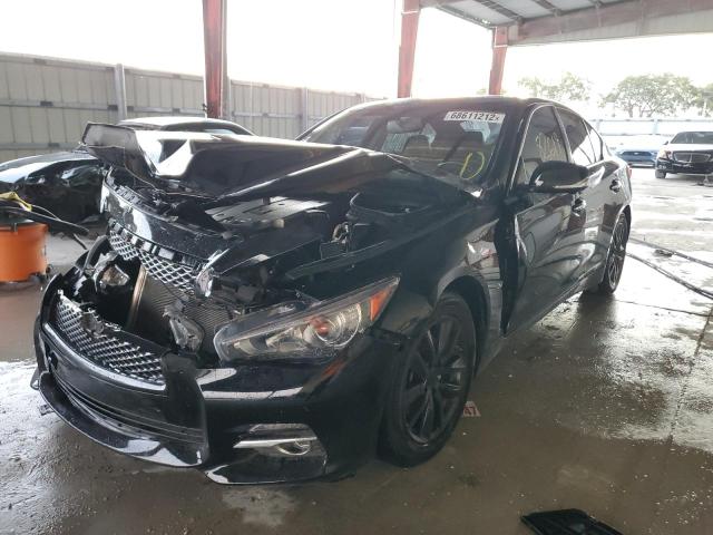 INFINITI Q50 BASE 2015 with VIN JN1BV7AP2FM358607 - Photo from auction