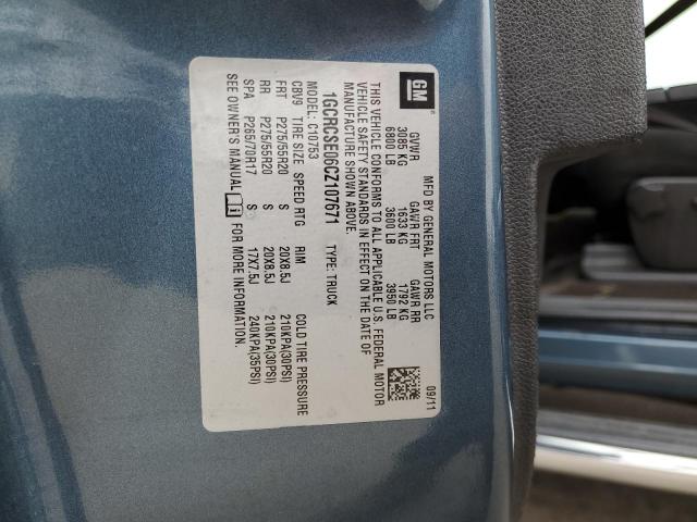 Photo 10 from auction – 2012 CHEVROLET SILVERADO with VIN 1GCRCSE06CZ107671