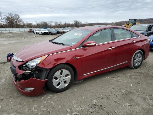 HYUNDAI SONATA HYB 2011 with VIN KMHEC4A44BA017480 - Photo from auction