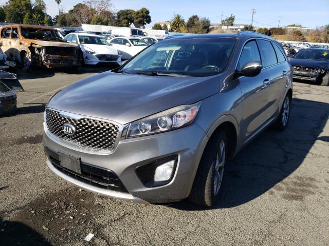 KIA SORENTO SX 2016 with VIN 5XYPK4A54GG003692 - Photo from auction