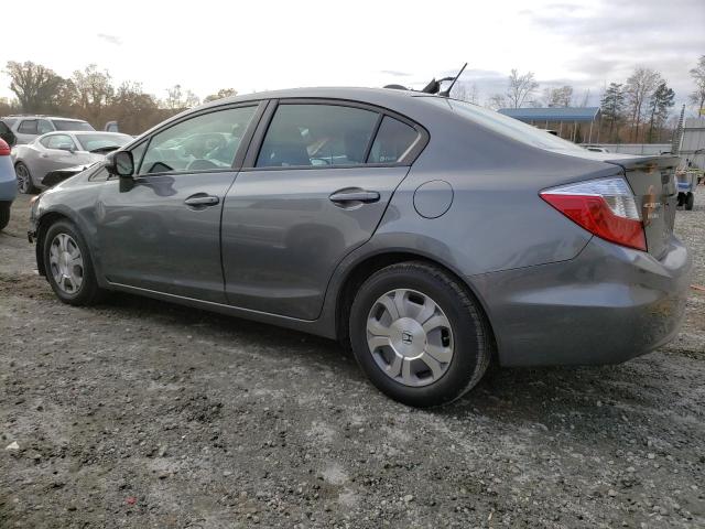 Photo 2 from auction – 2012 HONDA CIVIC HYBR with VIN JHMFB4F34CS006274