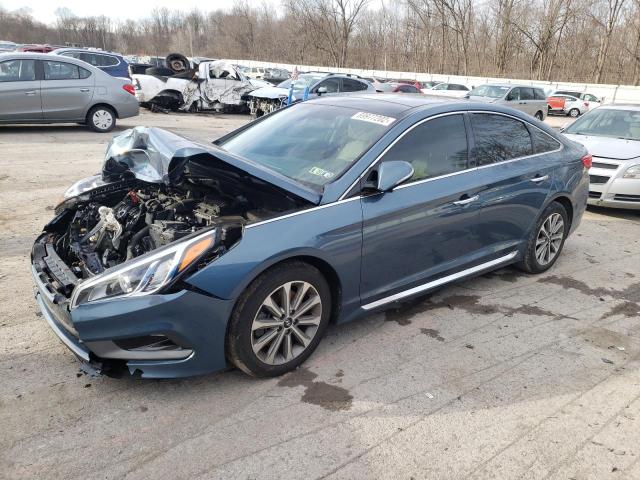 HYUNDAI SONATA SPO 2016 with VIN 5NPE34AF4GH328669 - Photo from auction