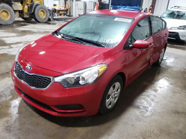KIA FORTE LX 2014 with VIN KNAFK4A63E5087091 - Photo from auction