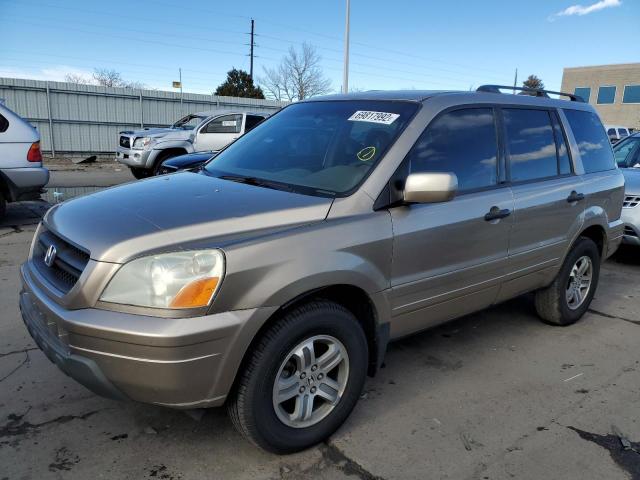 HONDA PILOT EX 2005 with VIN 5FNYF18415B044564 - Photo from auction