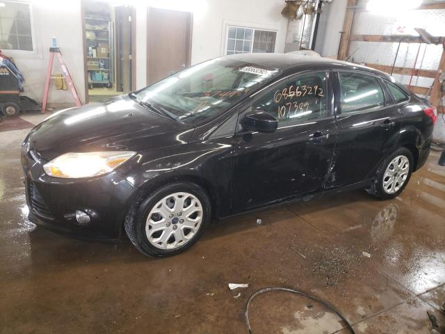 FORD FOCUS SE 2012 with VIN 1FAHP3F24CL374984 - Photo from auction