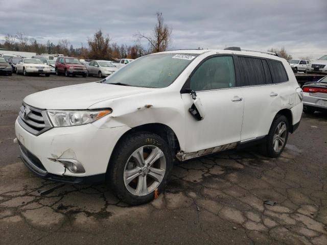 TOYOTA HIGHLANDER 2013 with VIN 5TDDK3EH7DS262869 - Photo from auction