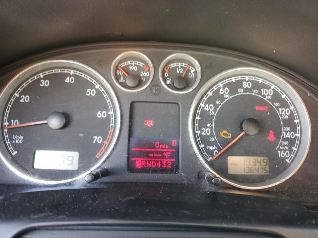 Photo 9 from auction – 2004 VOLKSWAGEN PASSAT GL with VIN WVWMD63B54E084881