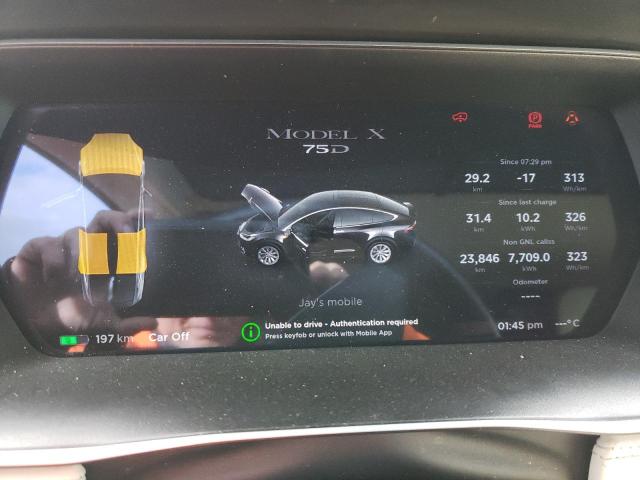 Photo 9 from auction – 2017 TESLA MODEL X with VIN 5YJXCDE2XHF075857