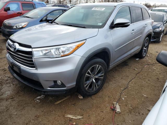 TOYOTA HIGHLANDER 2016 with VIN 5TDKKRFH8GS505165 - Photo from auction