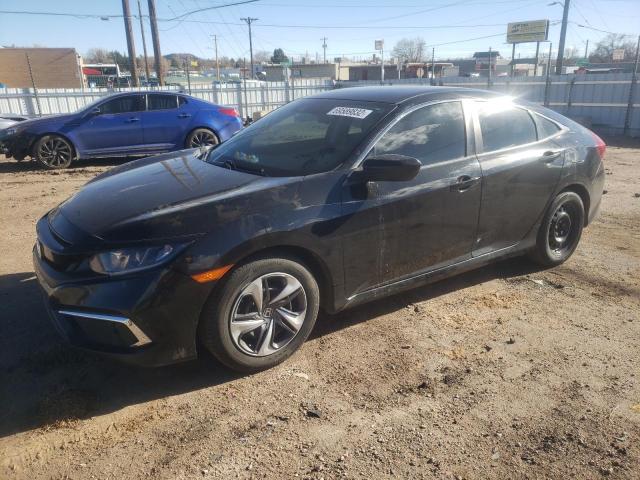 HONDA CIVIC LX 2019 with VIN 19XFC2F65KE213836 - Photo from auction