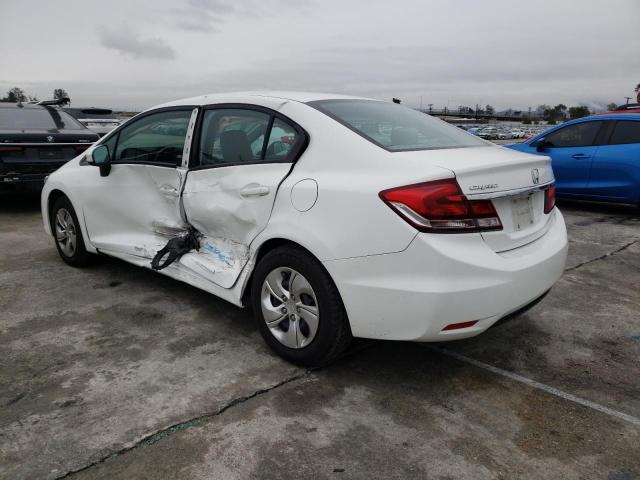 Photo 2 from auction – 2014 HONDA CIVIC LX with VIN 19XFB2F51EE208521