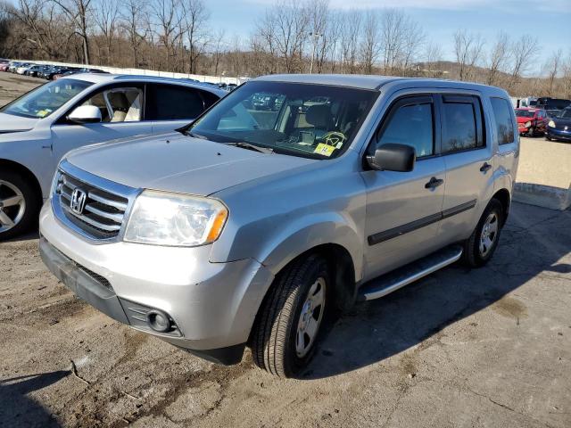 HONDA PILOT LX 2013 with VIN 5FNYF4H25DB008133 - Photo from auction