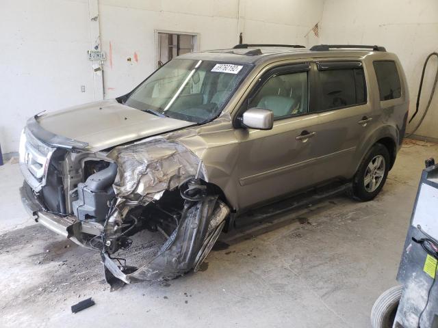 HONDA PILOT EXL 2010 with VIN 5FNYF3H51AB007965 - Photo from auction