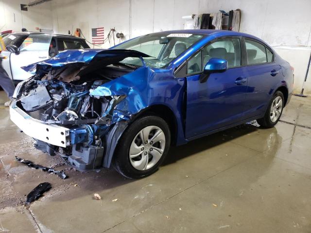 HONDA CIVIC LX 2013 with VIN 19XFB2F59DE096176 - Photo from auction
