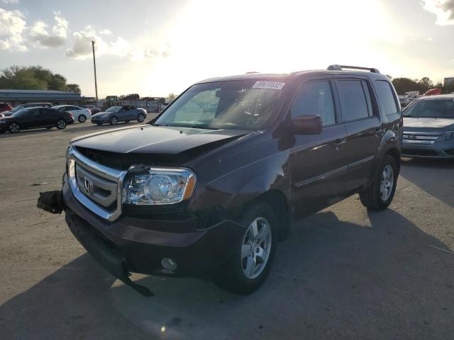 HONDA PILOT EXL 2011 with VIN 5FNYF3H58BB045050 - Photo from auction