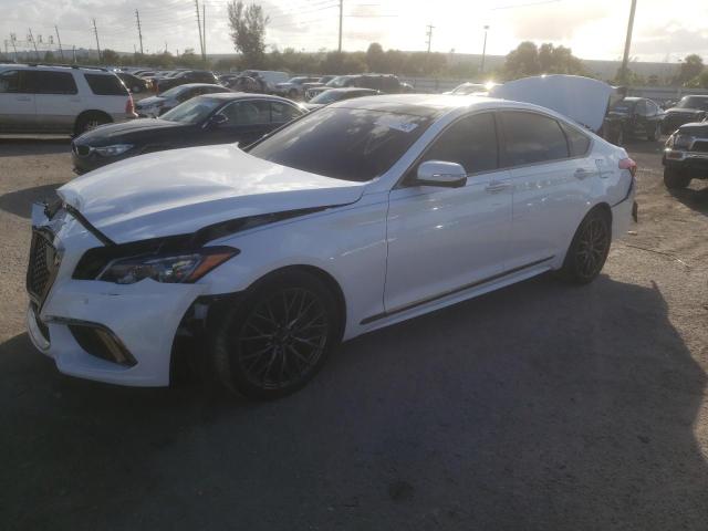 GENESIS G80 BASE 2019 with VIN KMHGN4JE6KU300134 - Photo from auction