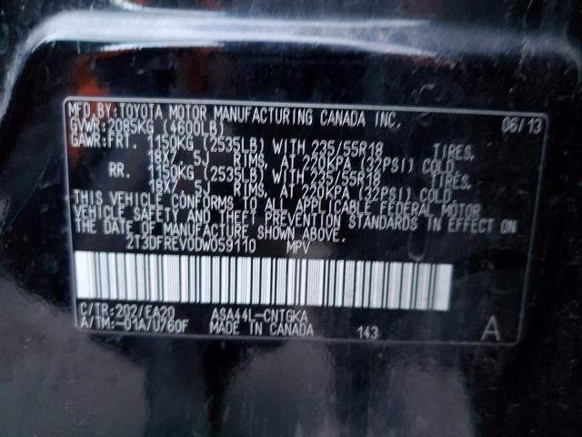 Photo 14 from auction – 2013 TOYOTA RAV4 LIMIT with VIN 2T3DFREV0DW059110