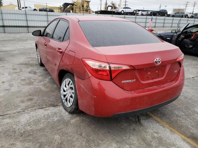 Photo 2 from auction – 2018 TOYOTA COROLLA L with VIN 5YFBURHE5JP824469