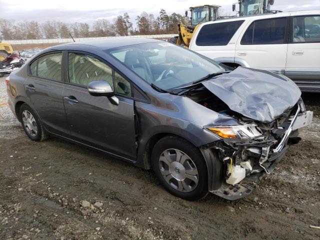 Photo 4 from auction – 2012 HONDA CIVIC HYBR with VIN JHMFB4F34CS006274