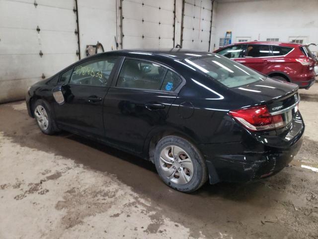 Photo 2 from auction – 2015 HONDA CIVIC LX with VIN 19XFB2F57FE270622