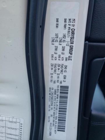 Photo 14 from auction – 2012 JEEP GRAND CHER with VIN 1C4RJFAG8CC223540